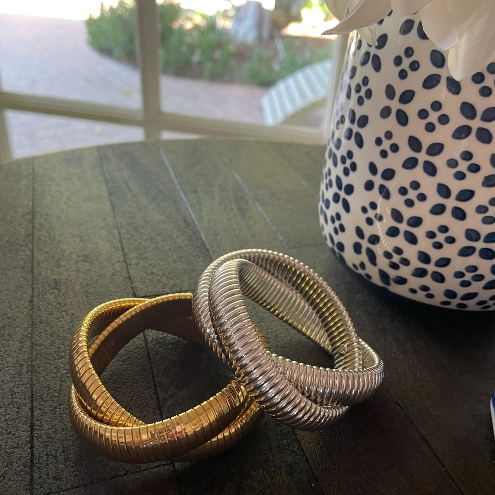 Janiss Savitt Double Cobra Bracelet.
